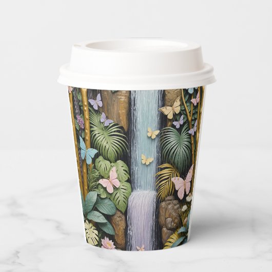 Enchanted Falls Oasis Pappbecher (Rückseite)