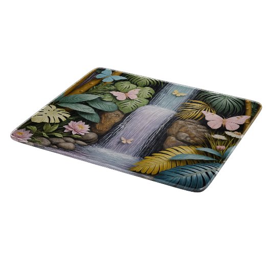 Enchanted Falls Oasis Schneidebrett (Ecke)