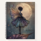 Enchanted Fantasy Fairy Moonlight Personalized  Notizblock (Vorderseite)