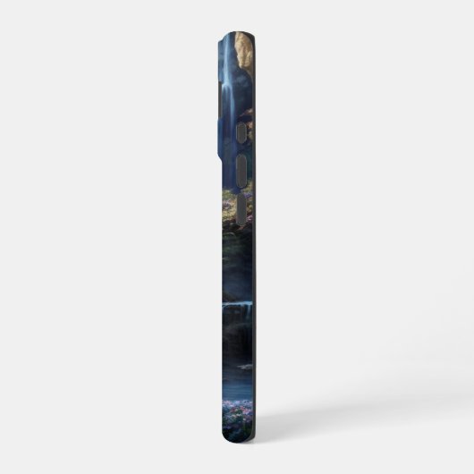 Enchanted Fantasy Waterfall Dreamscape iPhone 16 Hülle (Linke Seite)