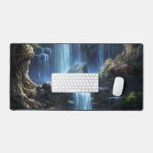 Enchanted Fantasy Waterfall Dreamscape Schreibtischunterlage (Tastatur & Maus)