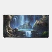 Enchanted Fantasy Waterfall Dreamscape Schreibtischunterlage (Vorderseite)