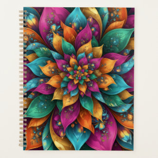 Enchanted Flora Gold Watercolor Botanical Planer