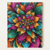 Enchanted Flora Gold Watercolor Botanical  Planer (Rückseite)