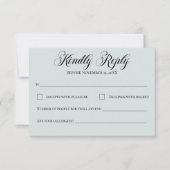 Enchanted Floral Carriage Fairytale Wedding Mail RSVP Karte (Vorderseite)