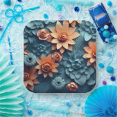 Enchanted Flower Pappteller (Party)