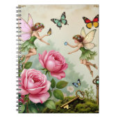 Enchanted Flroral Fairies Garden Notizblock (Vorderseite)