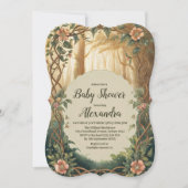 Enchanted Forest  Baby Shower Einladung (Vorderseite)