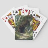 Enchanted Forest Cave Entrance Playing Cards Spielkarten (Rückseite)