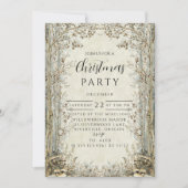 Enchanted Forest Christmas Einladung (Vorderseite)