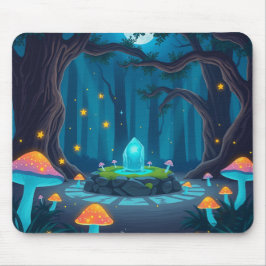 Enchanted Forest Crystal Mouse Pad Mousepad