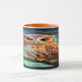 Enchanted Forest Cute Night Owl Coffee Mug Tasse (Zentrum)
