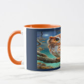 Enchanted Forest Cute Night Owl Coffee Mug Tasse (Links)