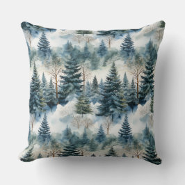 Enchanted Forest Dream Throw Pillow Kissen