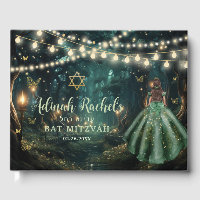 Enchanted Forest Emerald Green Star Bat Mitzvah