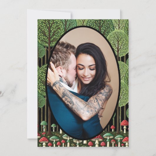 Enchanted Forest Engagement Party Einladung (Rückseite)