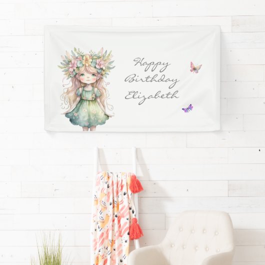 Enchanted Forest Fairy Banner (Insitu)