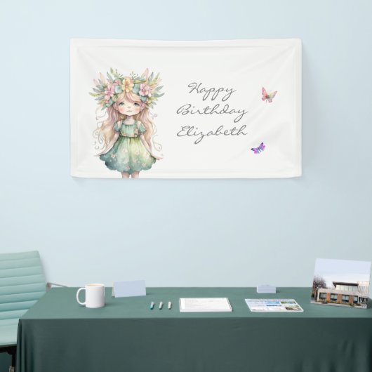 Enchanted Forest Fairy Banner (Messeveranstaltung)