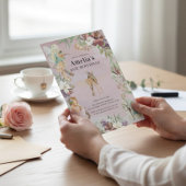 Enchanted Forest Fairy Birthday Party Invite Einladung