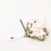 Enchanted Forest Fairy Greenery Ladybug Gästebuch Notizblock (Innenseite)