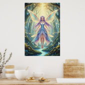 Enchanted Forest Fairy | Magical Fantasy Art  Poster (Küche)