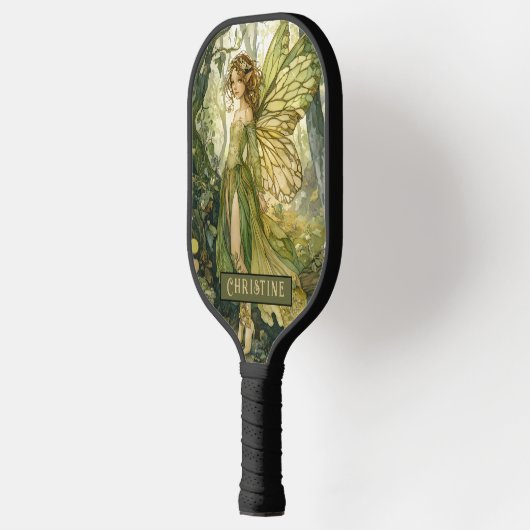 Enchanted Forest Fairy Personalized  Pickleball Schläger (Links)