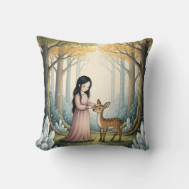 Enchanted Forest Fawn Kissen