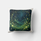 Enchanted Forest Glow Magical Night Kissen (Rückseite)