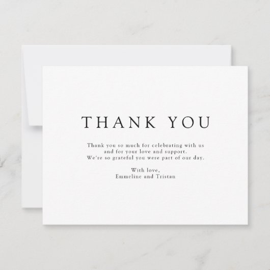 Enchanted Forest Hanging Lanterns Wedding Dankeskarte (Vorderseite)