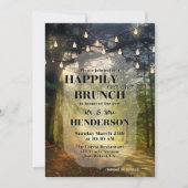 Enchanted Forest Happily Ever After Brunch Einladung (Vorderseite)