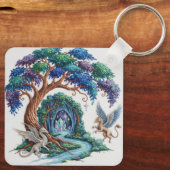 Enchanted Forest Keychain - Tree of Life  Schlüsselanhänger (Rückseite)