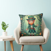 Enchanted Forest Leprechaun Luckyish Nursery Decor Kissen (Stuhl )
