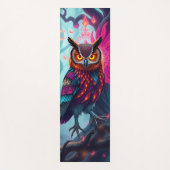 Enchanted Forest Owl: Moonlit Mystical Yogamatte (Vorderseite)