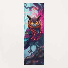 Enchanted Forest Owl: Moonlit Mystical Yogamatte