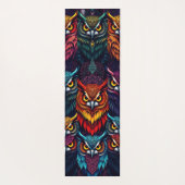 Enchanted Forest Owl: Moonlit Mystical Yogamatte (Rückseite)