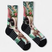 Enchanted Forest Reindeer Princess Socken (Rechts)