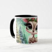 Enchanted Forest Reindeer Princess Tasse (Vorderseite Links)