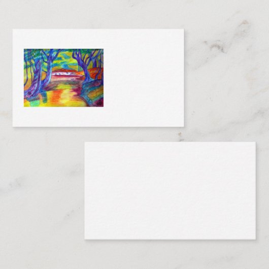 ENCHANTED FOREST VISITENKARTE (Vorne/Hinten)