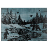 Enchanted Forest Wildlife Cutting Board Schneidebrett (Vorderseite)