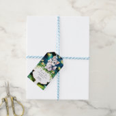 Enchanted Forest Wolf Babydusche Geschenkanhänger (Mit Garn)