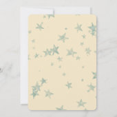 Enchanted Forest Woodland Animals Baby Shower Einladung (Rückseite)