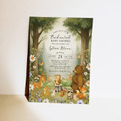 Enchanted Forest Woodland Storybook Baby Shower Einladung