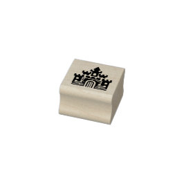 Enchanted Fortress Rubber Stamp Gummistempel