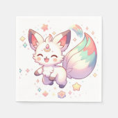 Enchanted Fox Baby Shower Serviette (Vorderseite)