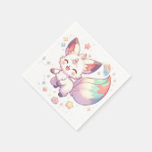 Enchanted Fox Baby Shower Serviette (Ecke)