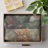 Enchanted Fox Fairy With Butterfly Decoupage Seidenpapier (Geschenk)