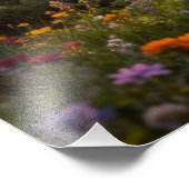 Enchanted Garden at Dawn Majestic Trees Fotodruck (Ecke)