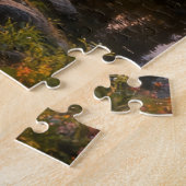 Enchanted Garden at Dawn Majestic Trees Puzzle (Seite)