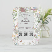 Enchanted Garden Baby Shower Einladung (Stehend Vorderseite)