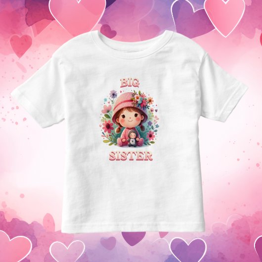 Enchanted Garden Big Sister Kleinkind T-shirt